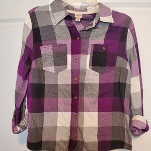 Mossimo button up plaid shirt